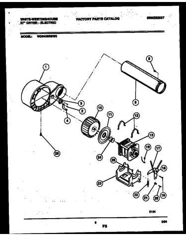 Blower and drive parts