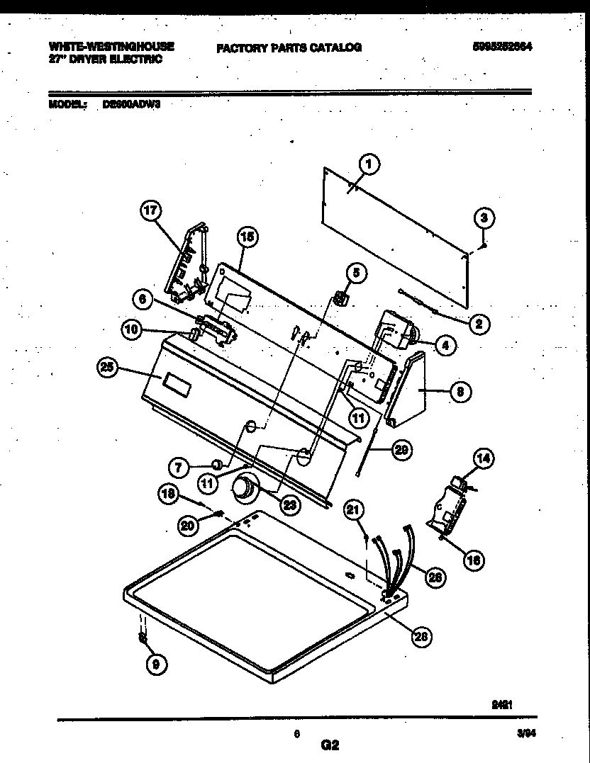 Console and control parts