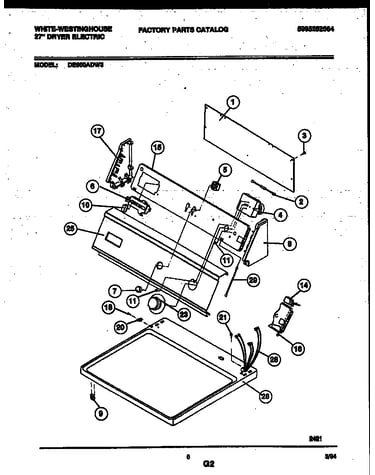 Console and control parts