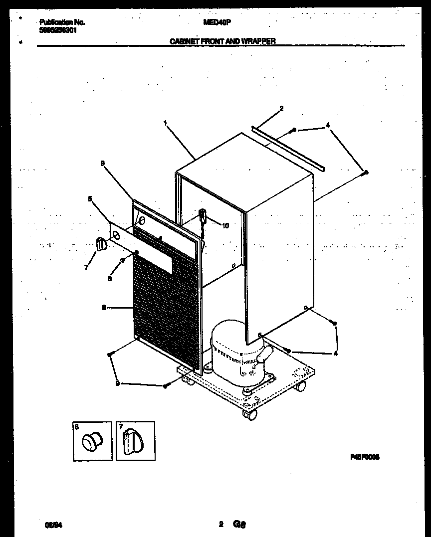 CABINET FRONT AND WRAPPER