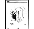 White-Westinghouse MED40P4 cabinet front and wrapper diagram