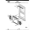 White-Westinghouse WAC067T7A1 window mounting parts diagram