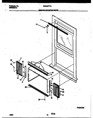 Window mounting parts