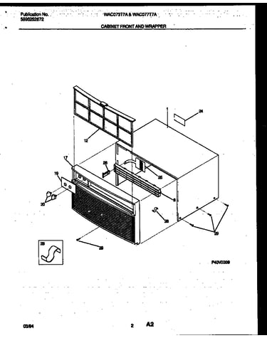 Cabinet front and wrapper