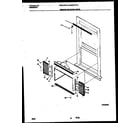 White-Westinghouse WAC077T7A2 window mounting parts diagram