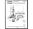 White-Westinghouse WDB212RBM0 motor pump parts diagram