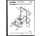 White-Westinghouse WDB212RBM0 power dry and motor parts diagram