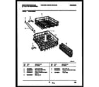 White-Westinghouse WDB212RBM0 racks and trays diagram