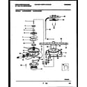 White-Westinghouse WDB632RBR0 motor pump parts diagram