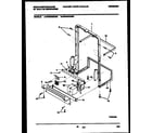 White-Westinghouse WDB632RBR0 power dry and motor parts diagram