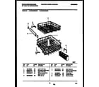 White-Westinghouse WDB632RBR0 racks and trays diagram