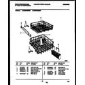 White-Westinghouse WDB632RBR0 racks and trays diagram