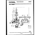 White-Westinghouse WDB222RBR0 motor pump parts diagram