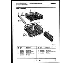 White-Westinghouse WDB222RBR0 racks and trays diagram