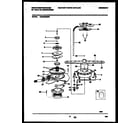 White-Westinghouse WDB662RBR0 motor pump parts diagram