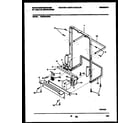White-Westinghouse WDB662RBR0 power dry and motor parts diagram
