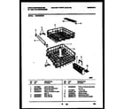White-Westinghouse WDB662RBR0 racks and trays diagram