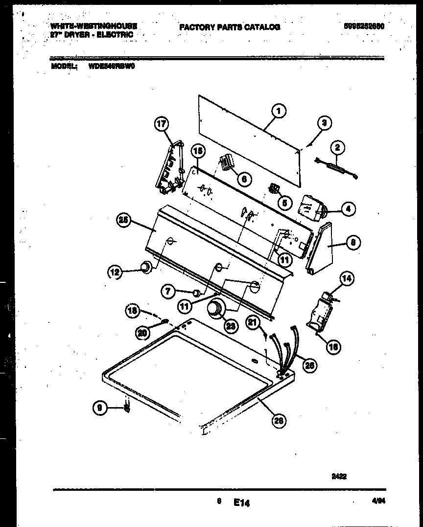 CONSOLE AND CONTROL PARTS