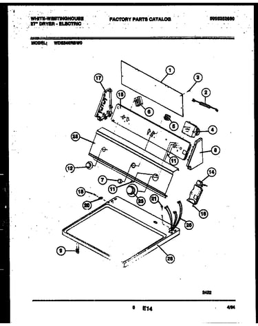 Console and control parts