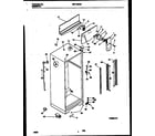 White-Westinghouse WRT18QRBW0 cabinet parts diagram