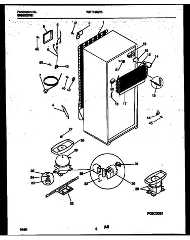 System and automatic defrost parts