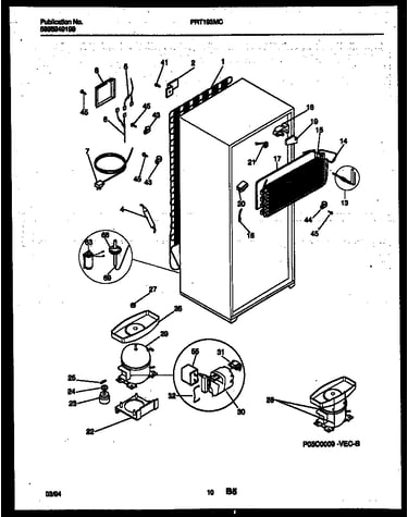 System and automatic defrost parts