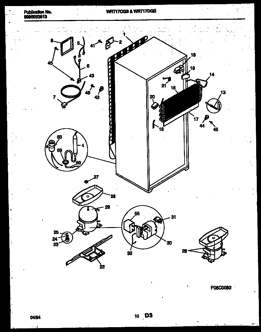 System and automatic defrost parts