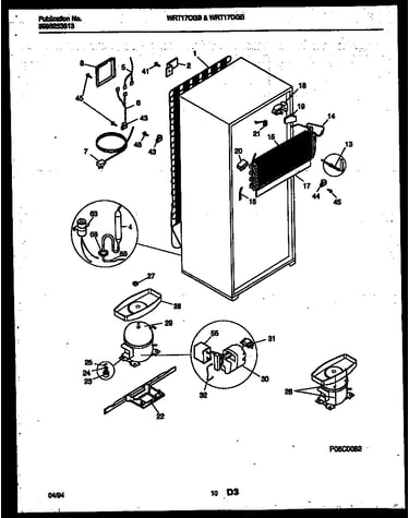 System and automatic defrost parts