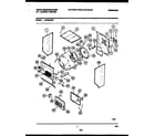 White-Westinghouse LE400AXW2 cabinet and component parts diagram