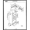 White-Westinghouse WRT18FGBD0 cabinet parts diagram