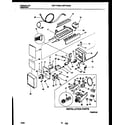 White-Westinghouse WRT18FGBD0 ice maker and installation parts diagram