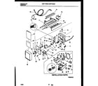 White-Westinghouse WRT18FGBW0 ice maker and installation parts diagram