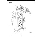White-Westinghouse WRT14CGAD0 cabinet parts diagram