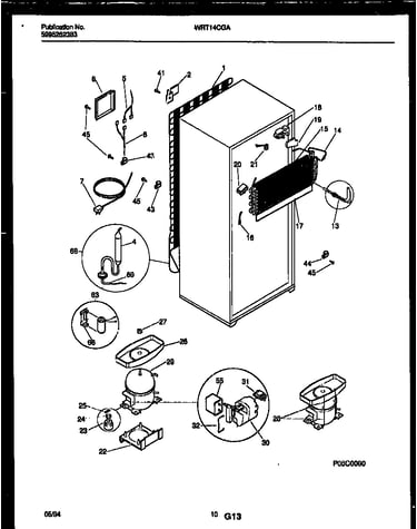 System and automatic defrost parts
