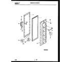 White-Westinghouse WRS22PRBW0 freezer door parts diagram