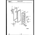 White-Westinghouse WRS20PRBD0 refrigerator door parts diagram