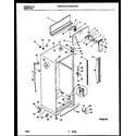 White-Westinghouse WRT21GRBW0 cabinet parts diagram