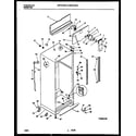 White-Westinghouse WRT21GRBW0 cabinet parts diagram