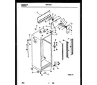 White-Westinghouse WRT17GHAW0 cabinet parts diagram