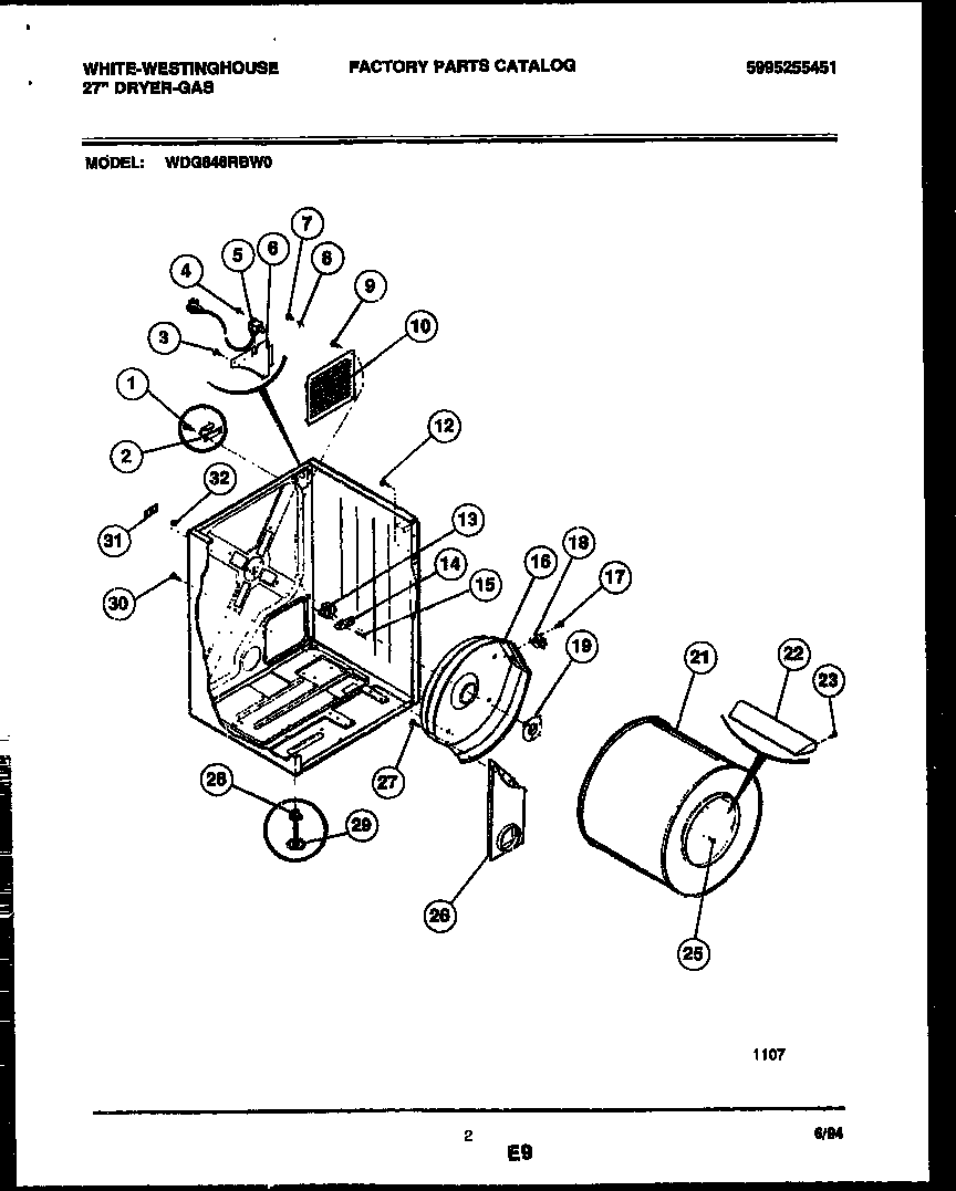 CABINET AND COMPONENT PARTS