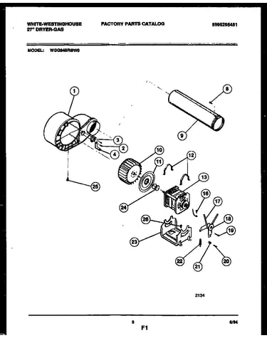 Blower and drive parts