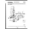 White-Westinghouse WDB212GBW0 motor pump parts diagram