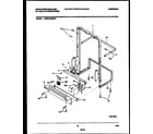 White-Westinghouse WDB212GBW0 power dry and motor parts diagram