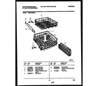White-Westinghouse WDB212GBD0 racks and trays diagram