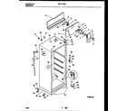 White-Westinghouse WRT17DRBW0 cabinet parts diagram