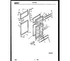 White-Westinghouse WRT19PRAD0 door parts diagram