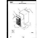 White-Westinghouse WED15P3 cabinet front and wrapper diagram