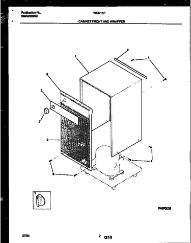 Cabinet front and wrapper