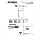 White-Westinghouse WRT22QRBW0 cover page diagram