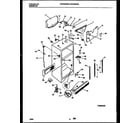 White-Westinghouse WRT24QRBD0 cabinet parts diagram